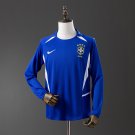 Brazil 2002 Away Long Sleeve Retro Jersey S-XXL