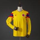 Colombia 1990 Originals Retro Home Long Sleeve Jersey S-XXL