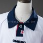 England 1998 Home Retro Long-Sleeved Kids Kit Jersey Size 16-28