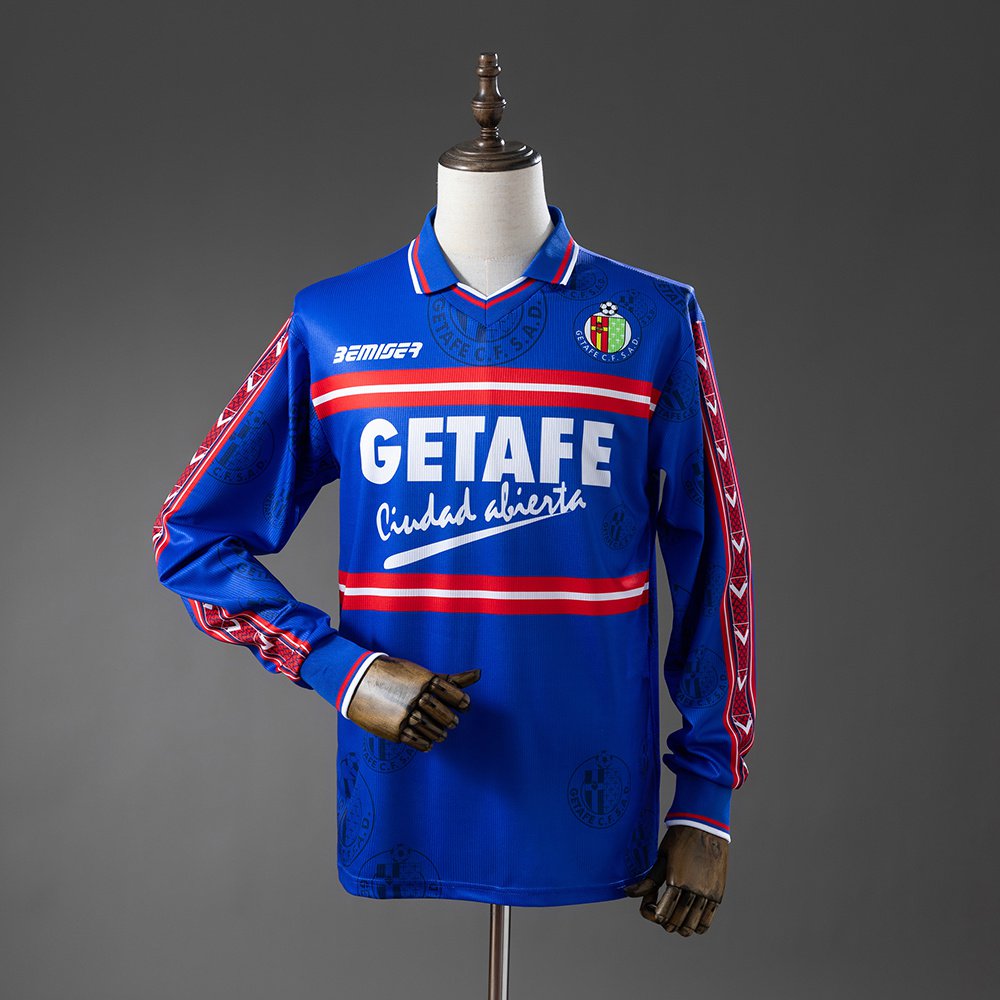 Getafe 98 99 Home Long-Sleeve Retro Jersey S-XXL