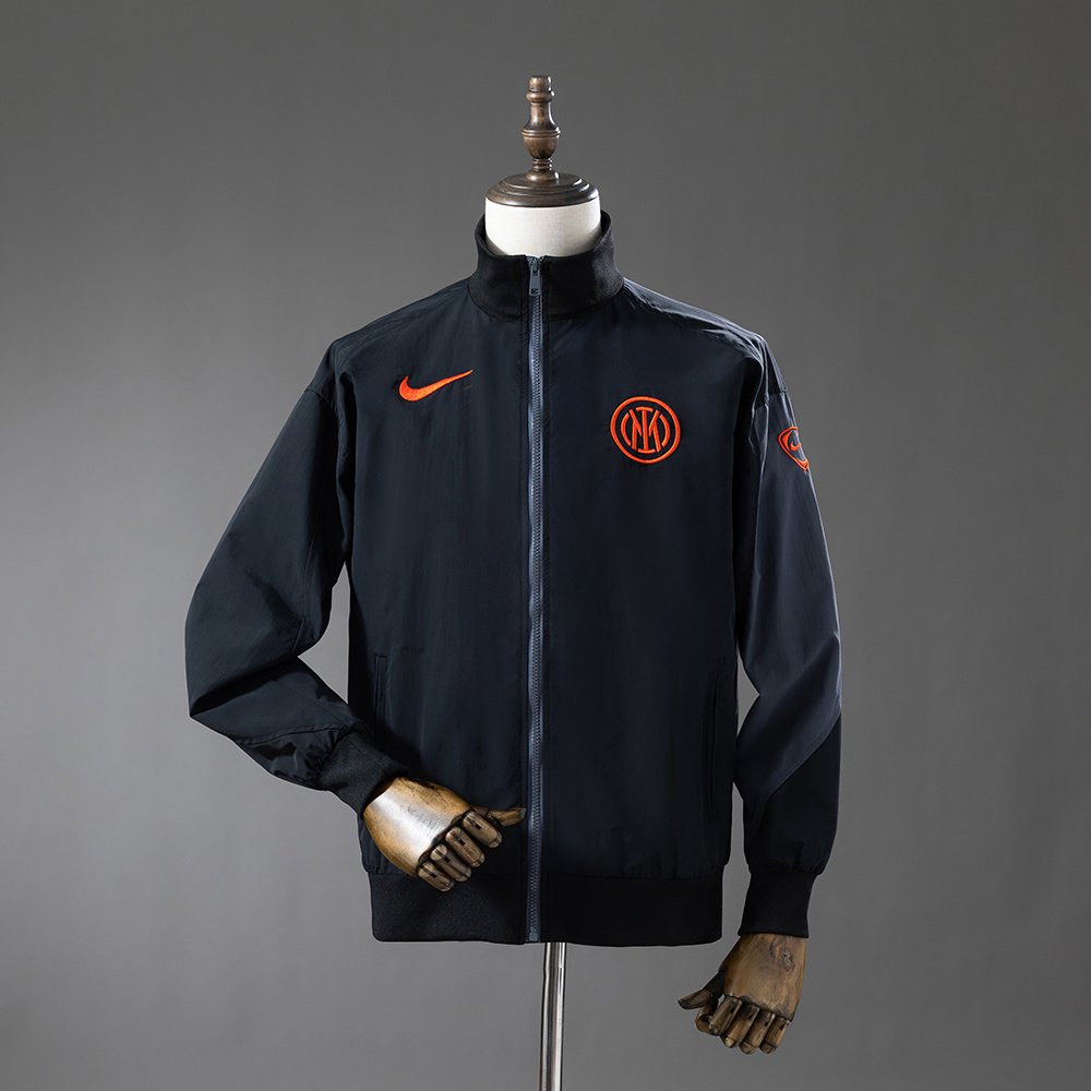 Inter Milan 25 26 Third Away Windbreaker - Black S-XXL
