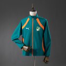 Ivory Coast 2026 Reversible Jacket Windbreaker - Green & Orange S-3XL