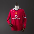 M-U 04 06 Home Long Sleeve Retro Jersey S-XXL