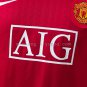 M-U 07 08 Home Player Version Retro Jersey S-3XL