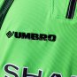 M-U 1998 99 Goalkeeper - Green Long Sleeve Retro Jersey S-XXL