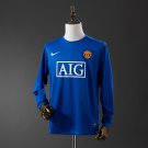 M-U 2008 09 Second Away Long Sleeve Retro Jersey S-XXL