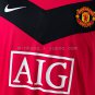 M-U 2010 Home Long Sleeve Retro Jersey S-XXL