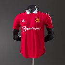 M-U 22 23 Home Player Version Retro Jersey S-3XL
