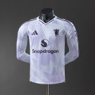 M-U 25 26 Player Version Away Long Sleeve Jersey S-3XL