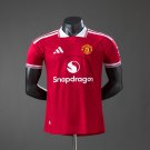 M-U 26 27 Home Player Version Jersey S-3XL