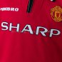 M-U 98 99 Home Retro Long Sleeve Kids Kit Jersey SIZE 16-28