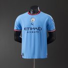 Manchester City 22 23 Home Player Version Retro Jersey S-3XL