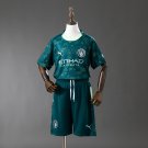 Manchester City 25 26 Fourth Away Kids Kit Jersey SIZE 16-28