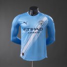 Manchester City 25 26 Home Long-Sleeve Player Version Jerseys S-3XL