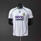 Real Madrid 06 07 Player Version Retro Home Jersey S-3XL