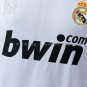 Real Madrid 09 10 Home Player Version Retro Jersey S-3XL