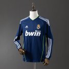 Real Madrid 10 11 Away Long Sleeve Retro Jersey S-XXL