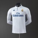 Real Madrid 16 17 Home Long Sleeve Player Version Retro Jersey S-3XL