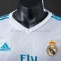 Real Madrid 17 18 Home Long Sleeve Player Version Retro Jersey S-3XL