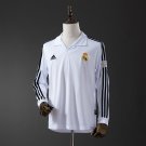 Real Madrid 2002 03 Home (UEFA Champions League) Long Sleeve Retro Jersey S-XXL