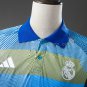 Real Madrid 25 26 POLO - Green Striped Tray S-XXL