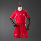 Switzerland 2026 Home Kids Kit Jersey Size 16-28
