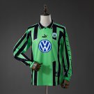 Wolfsburg 99 00 Away Retro Long Sleeve Jersey S-XXL