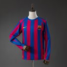 Retro barcelona 05 06 long sleeve home S-XXL