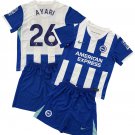 AYARI #26 Brighton & Hove Albion Home  Jersey Kit 25-26  Soccer