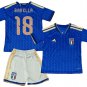 BARELLA #18 Italy Home World Cup  Jersey Kit 26-27  Soccer  2026-2027