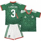 C.MONTES #3 Mexico Home World Cup  Jersey Kit 26-27  Soccer  2026-2027