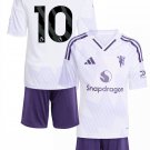 CUNHA #10 Manchester United Away  Jersey Kit 25-26  Soccer