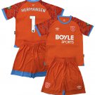 HERMANSEN #1 West Ham Orange Goalkeeper  Jersey Kit 25-26  Soccer