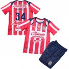 HORMIGA #34 Chivas Guadalajara Home  Jersey Kit 25-26  Soccer