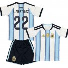 L.MARTÍNEZ #22 Argentina Home World Cup Jersey Kit 26-27  Soccer  2026-2027