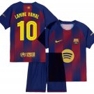 LAMINE YAMAL #10 Barcelona Home  Jersey Kit 25-26  Soccer