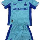 Olympique Marseille Blue Goalkeeper  Jersey Kit 25-26  Soccer
