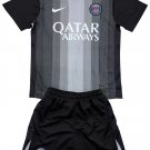 Paris Saint Germain Black Goalkeeper  Jersey Kit 25-26  Soccer