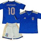 RASPADORI #10 Italy Home World Cup  Jersey Kit 26-27  Soccer  2026-2027