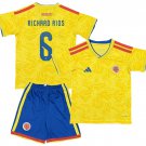 RICHARD RIOS #6 Colombia Home World Cup  Jersey Kit 26-27  Soccer  2026-2027