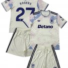 ROGERS #27 Aston Villa 3rd Third  Jersey Kit 25-26  Soccer