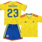 SANCHEZ #23 Colombia Home World Cup  Jersey Kit 26-27  Soccer  2026-2027