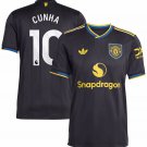 CUNHA #10 Manchester United Men 3rd Third Home  Jersey 25-26 Soccer