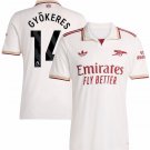 GYÖKERES #14 Arsenal Men 3rd Third  Jersey 25-26 Soccer