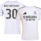 MASTANTUONO #30 Real Madrid Men Home  Jersey 25-26 Soccer