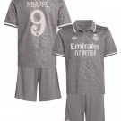 MBAPPE #9 Real Madrid  3rd Third  Jersey Kit 24-25  Soccer  2024-2025