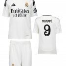 MBAPPE #9 Real Madrid  Home  Jersey Kit 24-25  Soccer  2024-2025
