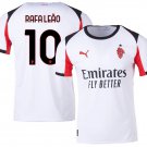 RAFA LEÃO #10 AC Milan Men Away  Jersey 25-26 Soccer