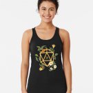 Plant Lovers Polyhedral D20 Dice Tabletop Rpg Racerback Tank Top