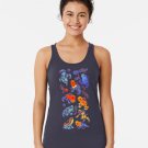 Poison Dart Frogs - Dark Racerback Tank Top